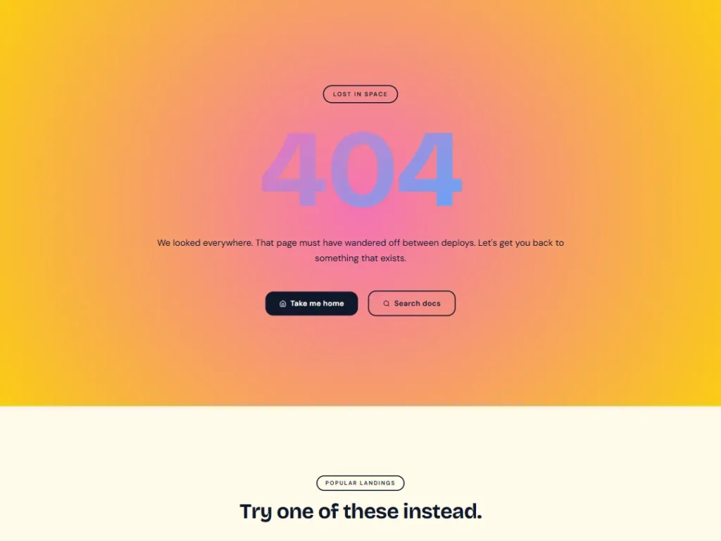 404 — Candy Drift — 404 template