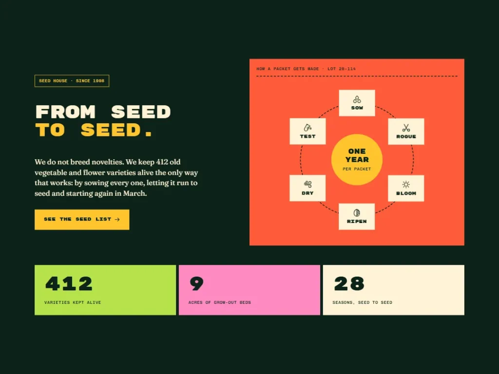 Bumper — Seed to Seed About — About template