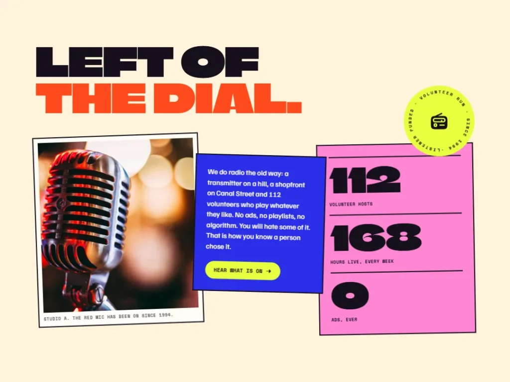 Crosstalk — Left of the Dial Radio About — About template