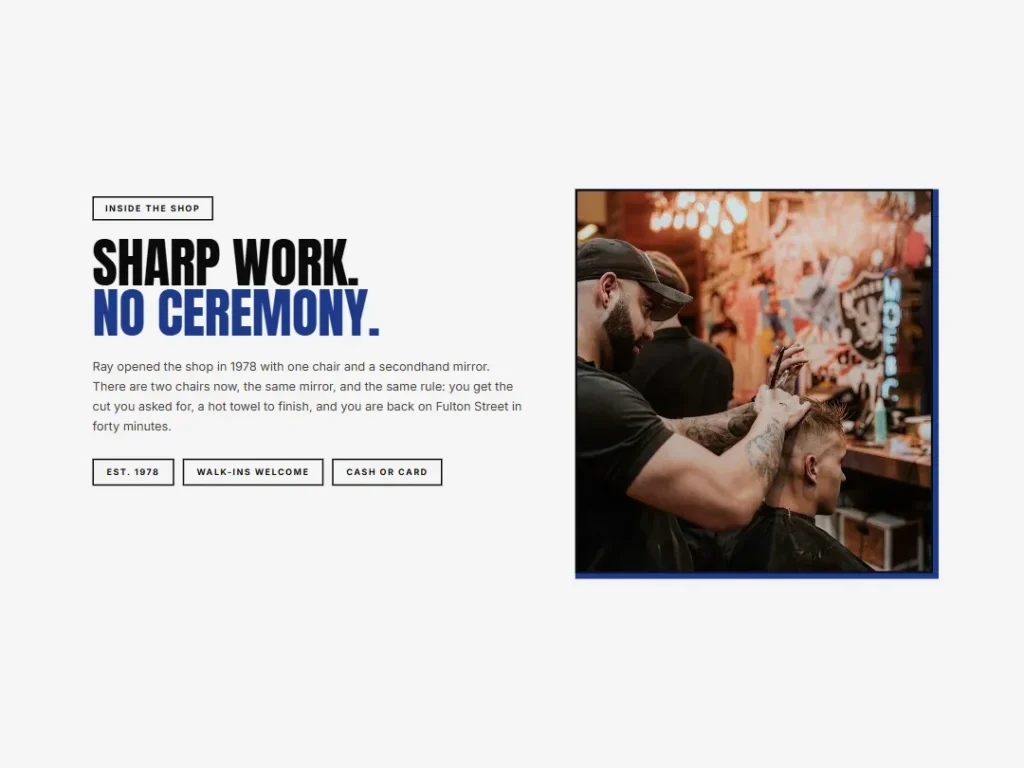 Stripe & Steel — Shop Stamp About — About template