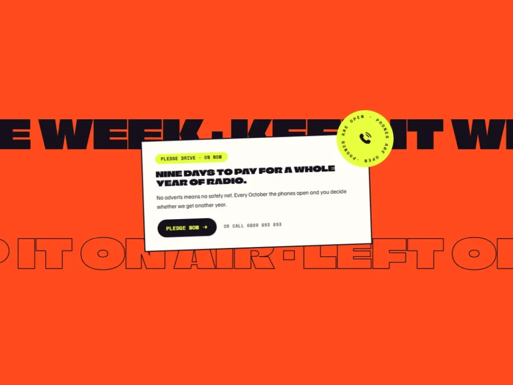 Crosstalk — Drive Week Pledge Banner — Banner template