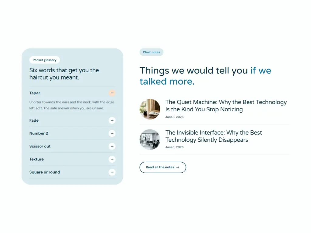 Lull — Chair Notes Blog Feed — Blog Feed template
