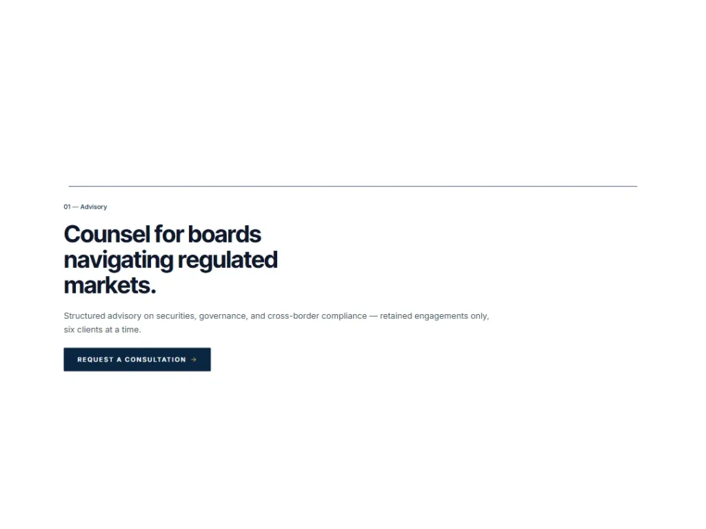 Chambers Grid — Navy Legal CTA — CTA template