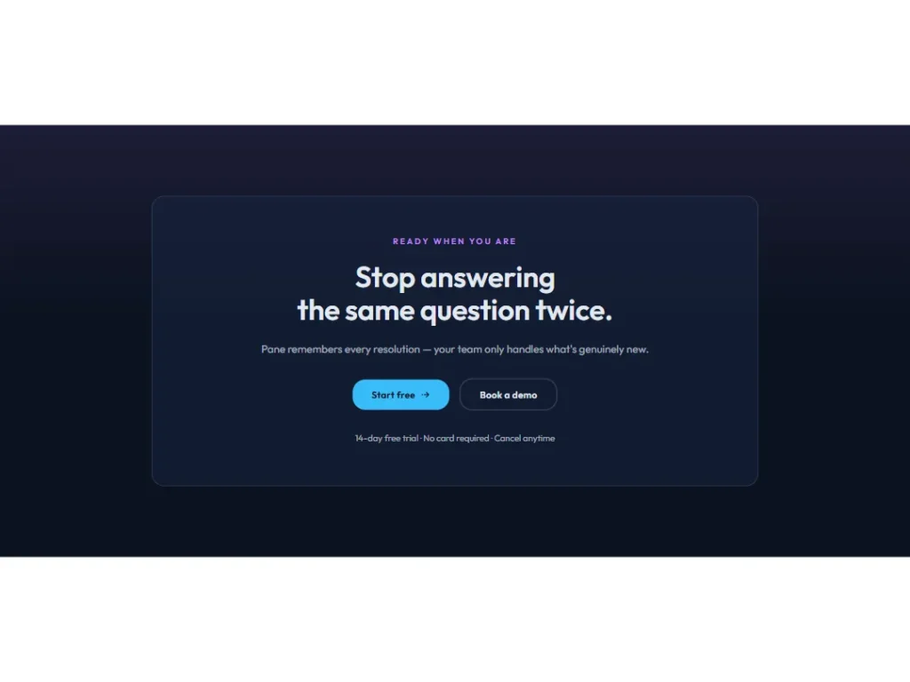 Pane — Glass Slab CTA — CTA template