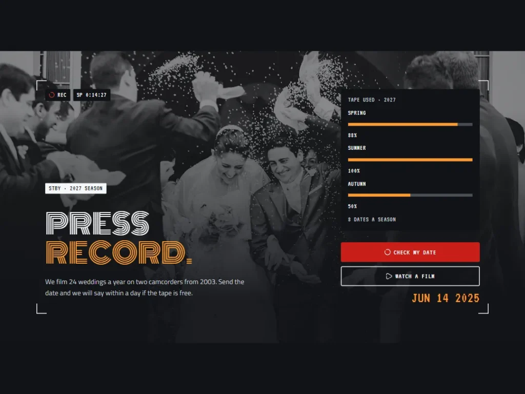 Rewind — Press Record Viewfinder CTA — CTA template