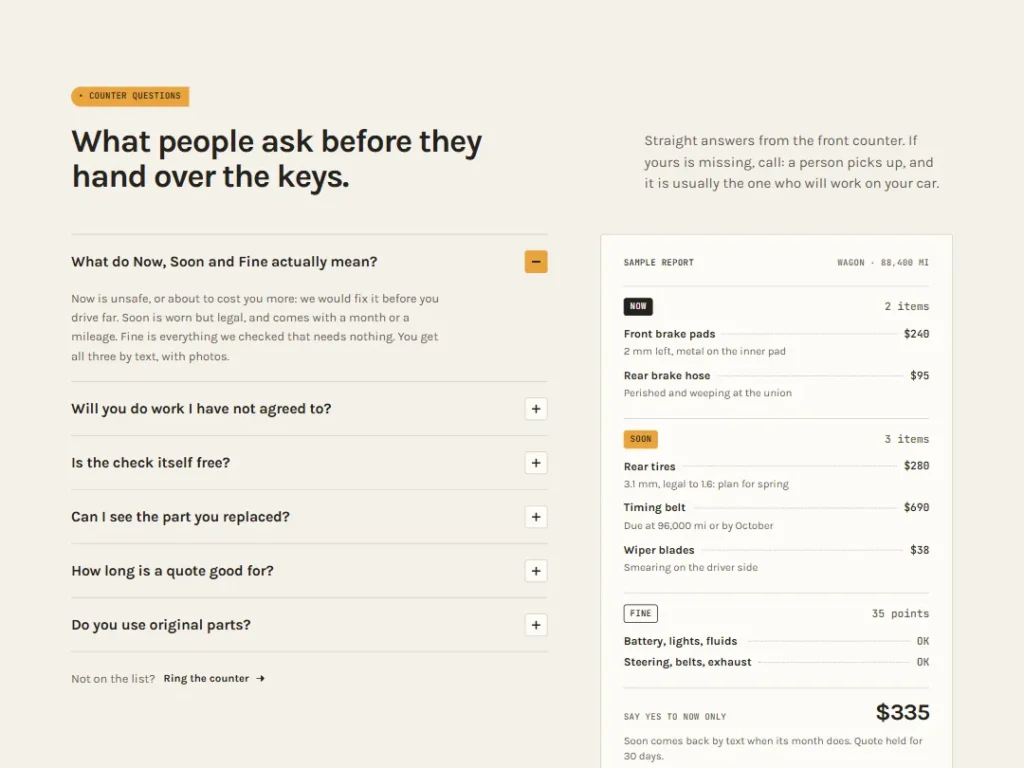 Grommet — Counter Questions FAQ — FAQ template