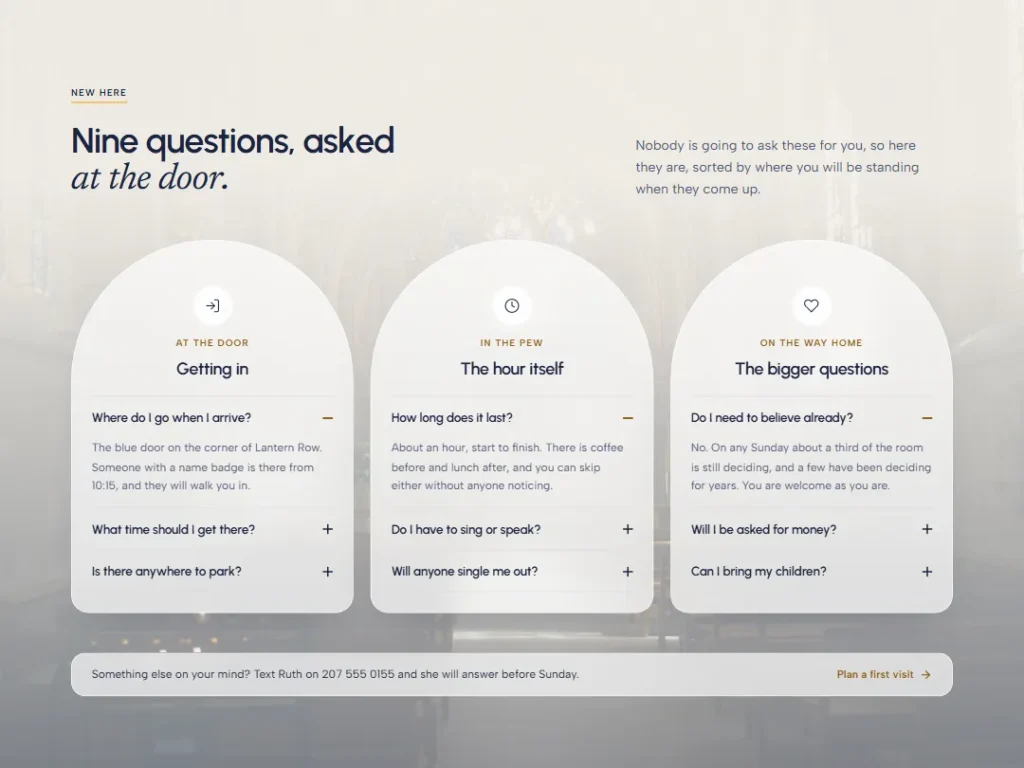 Oriel — Three Windows FAQ — FAQ template