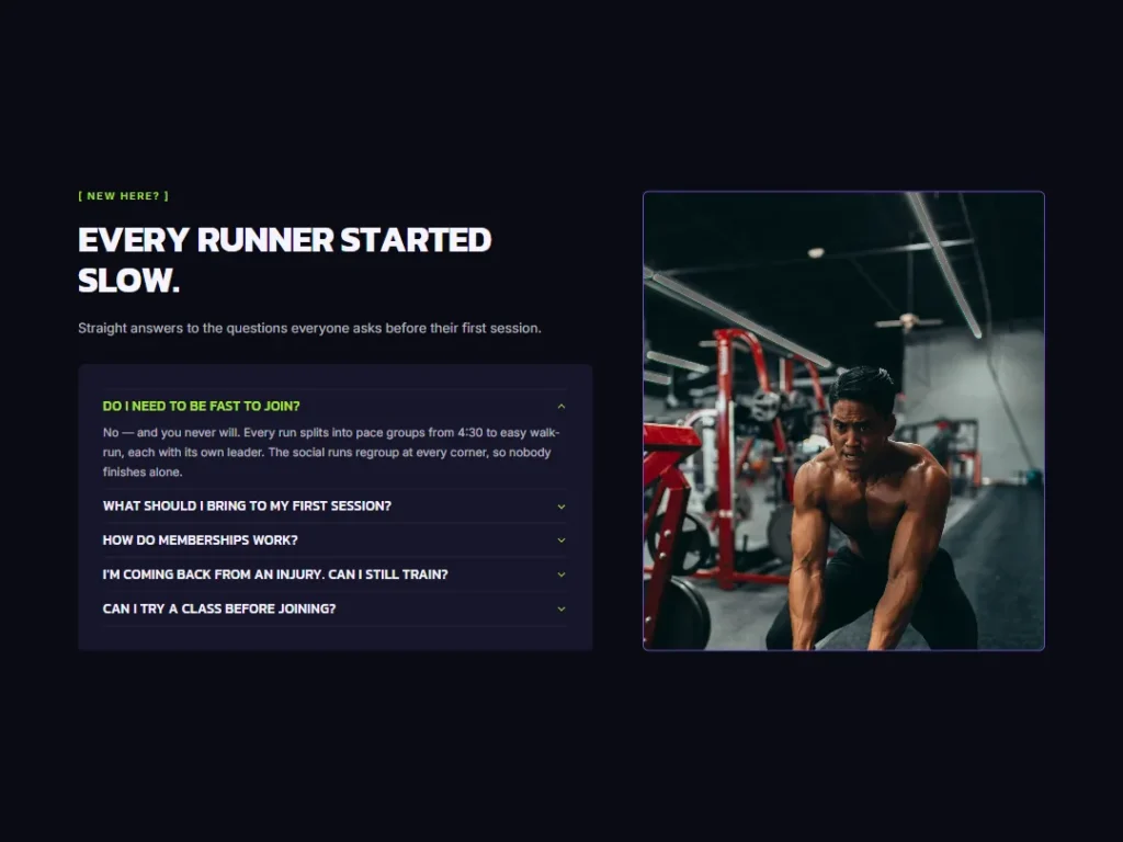 Second Wind — New Here FAQ — FAQ template