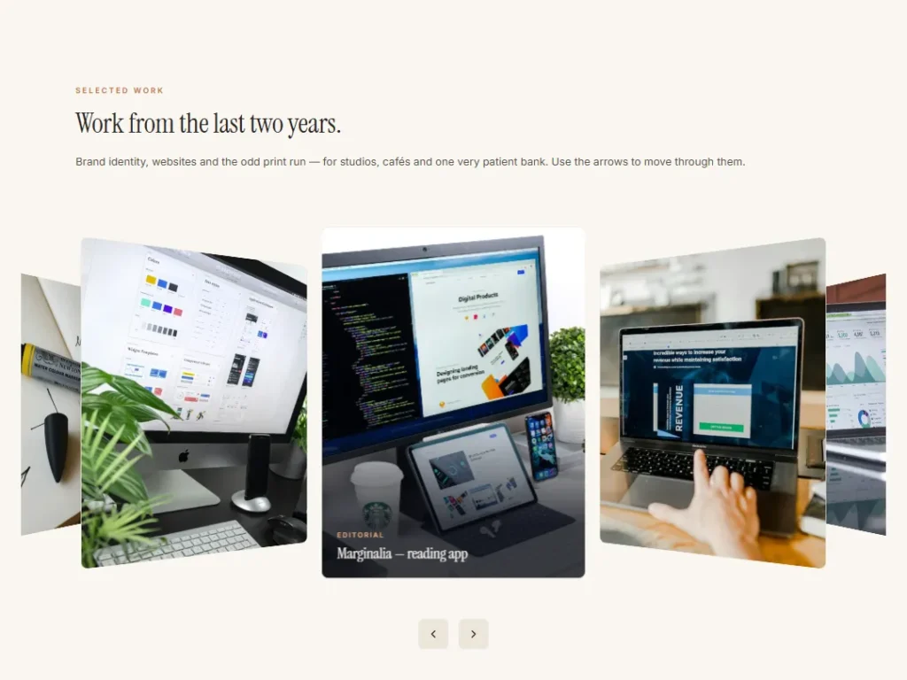 Lagom — Oak Coverflow Gallery — Gallery template