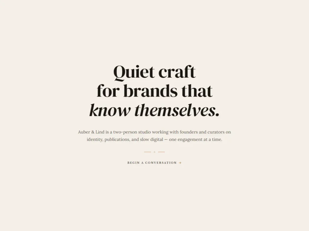 Landing — Editorial Parchment — Landing template