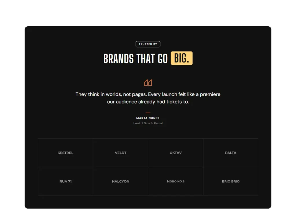 Billboard — Ink Brand Wall — Logos template