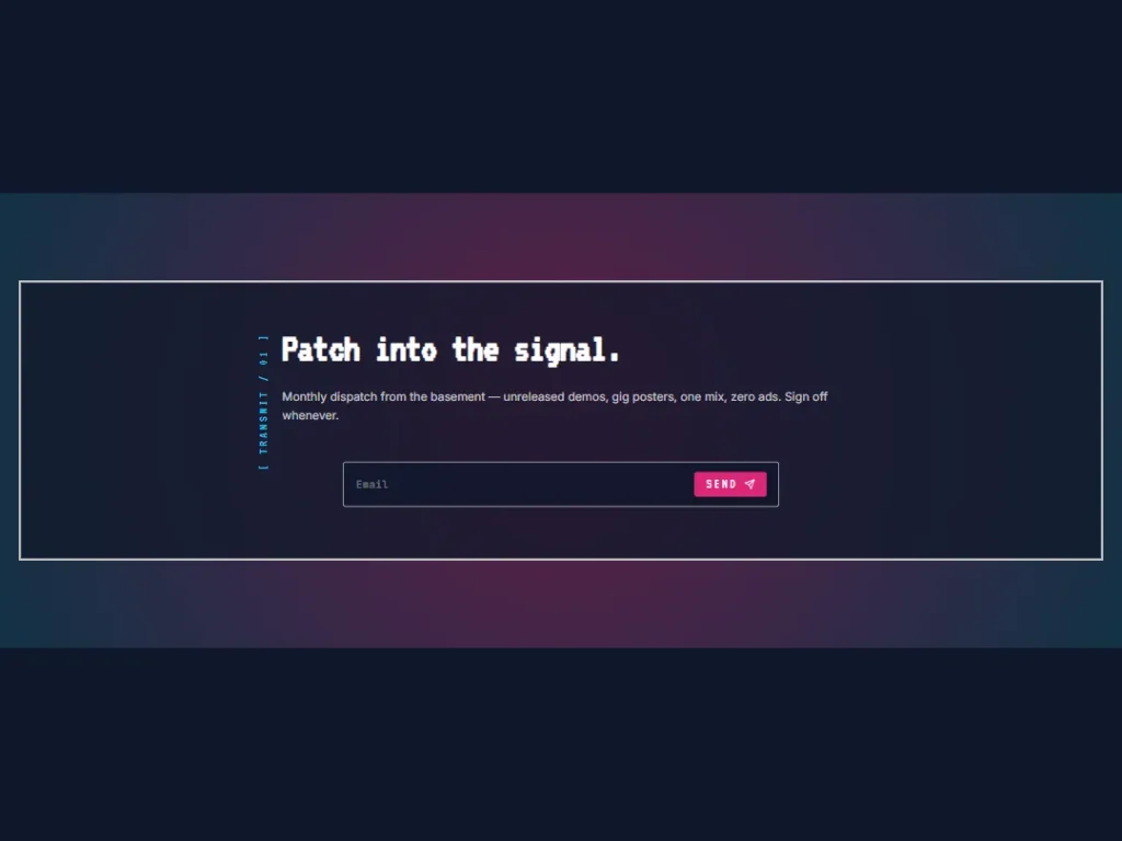 Transmit Chrome Newsletter — Newsletter template