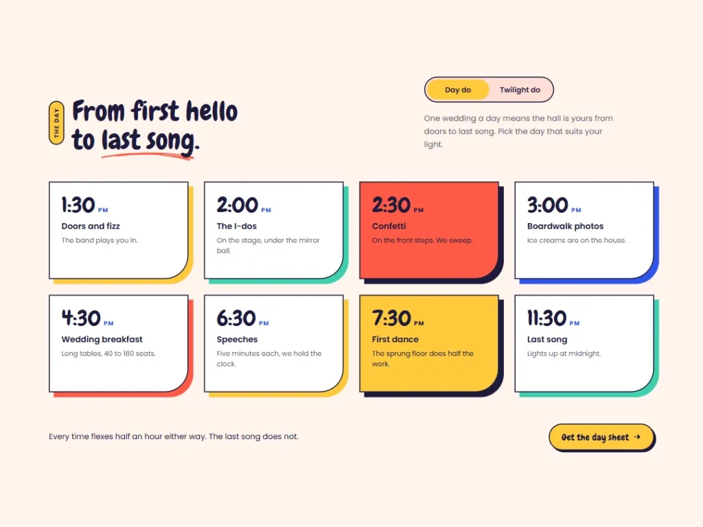 Hoopla — Run of the Day — Schedule template