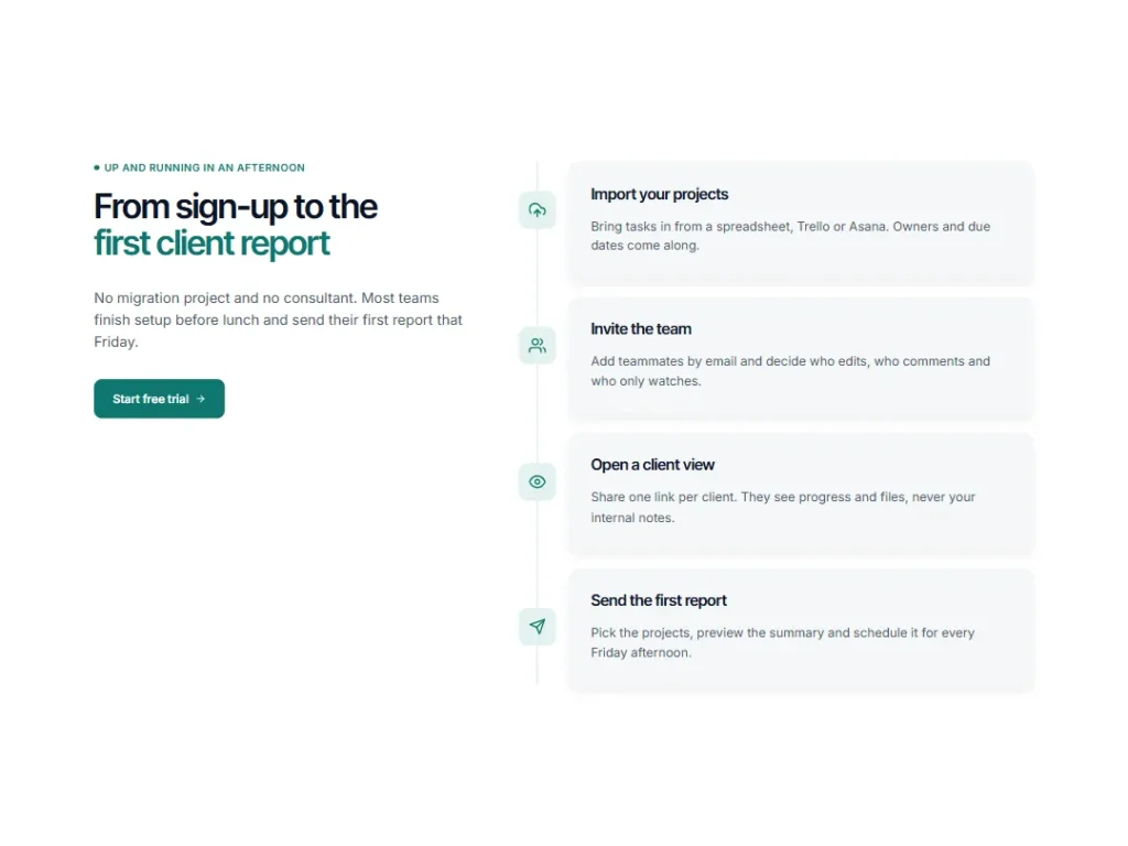 Keel — Onboarding Steps, Teal — Steps template