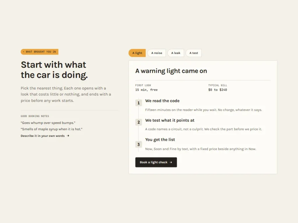 Grommet — What Brought You In Tabs — Tabs template