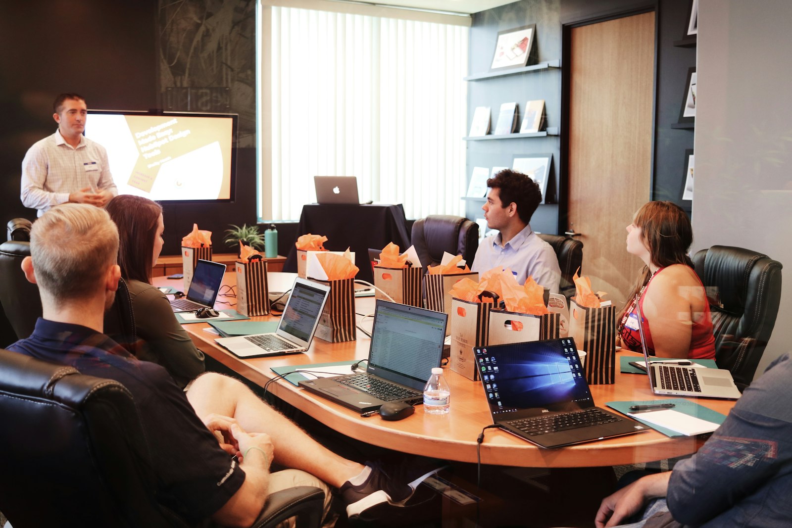 Team in a working session