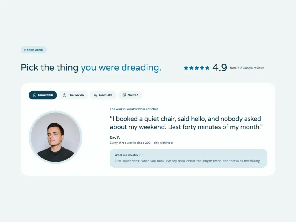Lull — Pick Your Worry Testimonials — Testimonials template