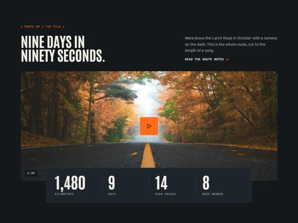 Detour — Route Film Video — Video template