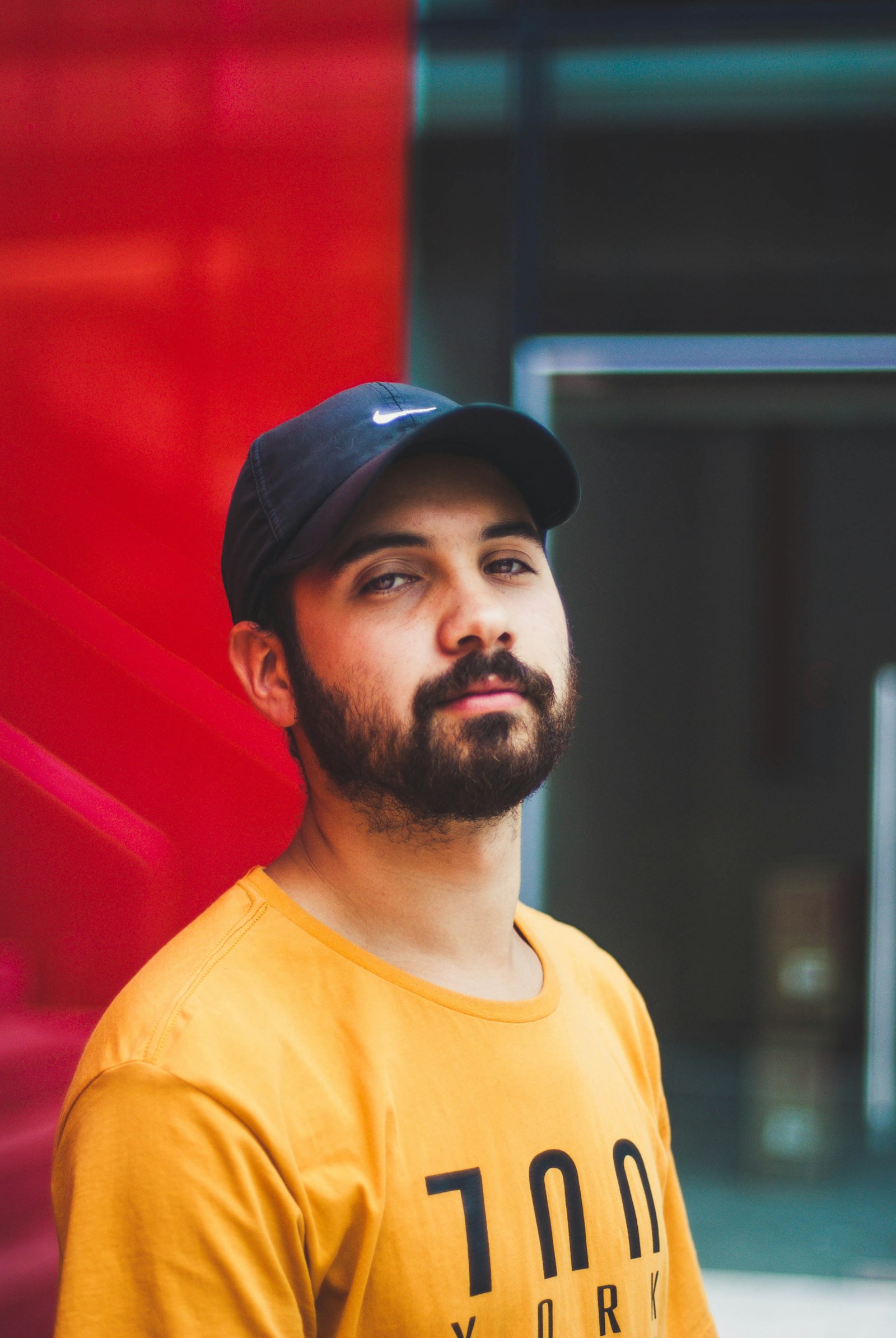 Volunteer in a yellow tee